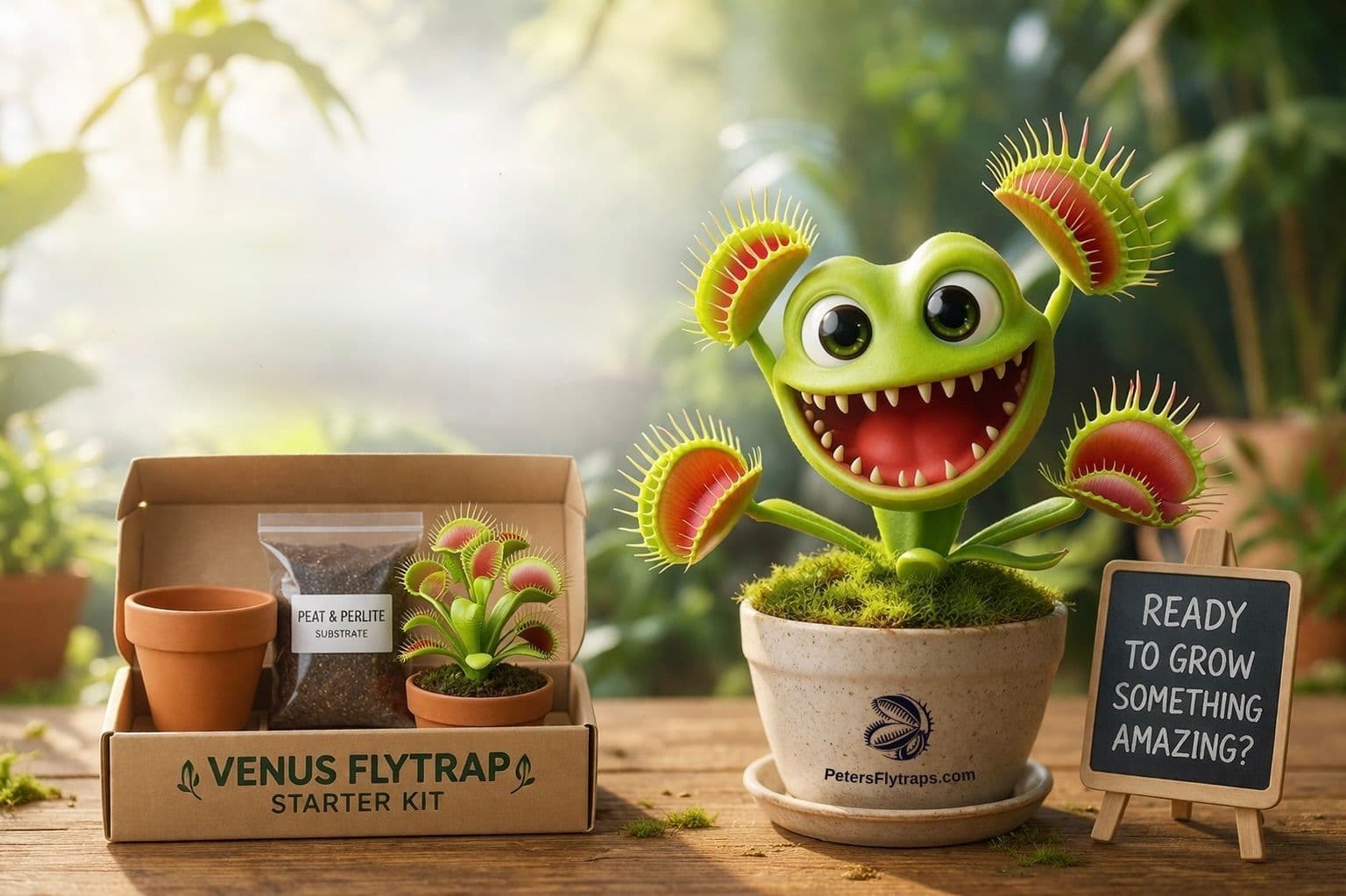 Začněte pěstovat svoji první mucholapku správně